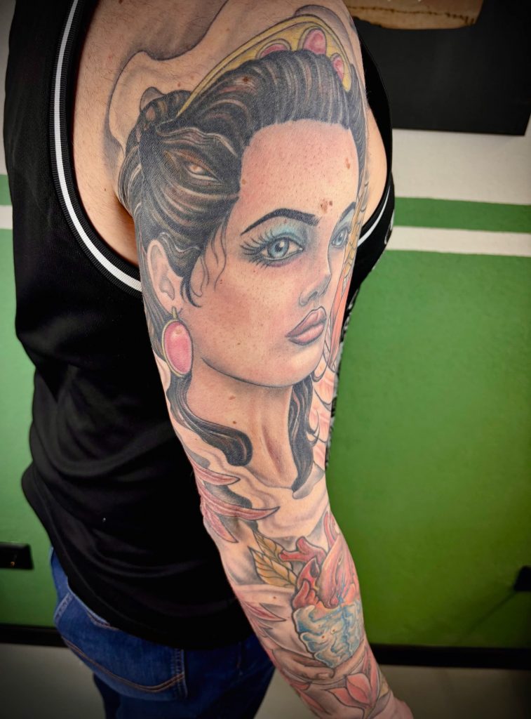 Color For Sinners – Tätowierstudio in Ulm – Full Sleeve
