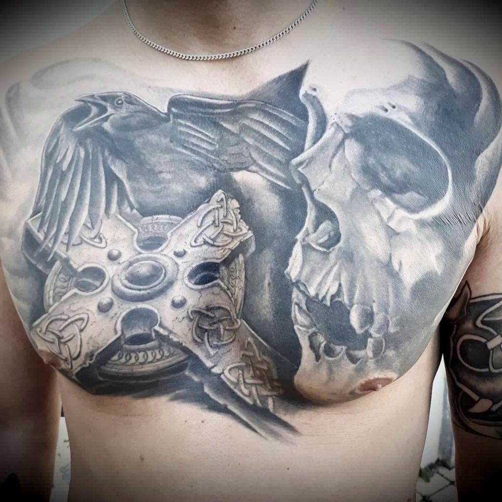 Color For Sinners – Tätowierstudio in Ulm –Chest Piece