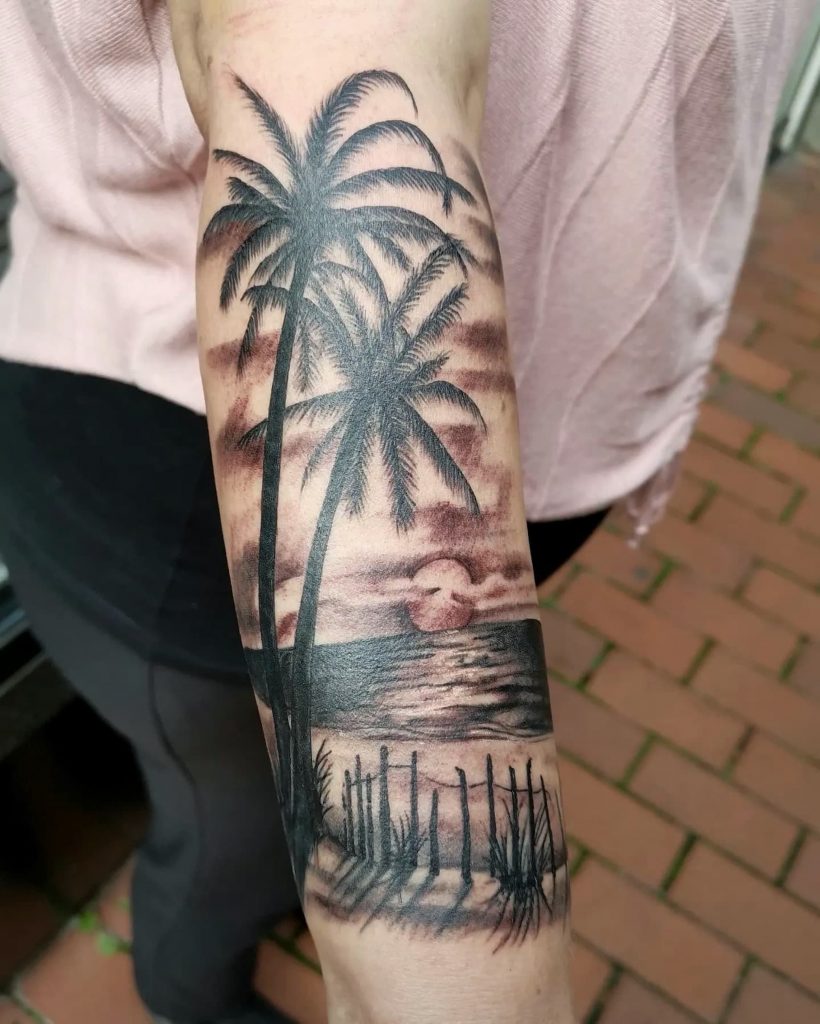 Color For Sinners – Tätowierstudio in Ulm – Palmen